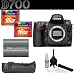 Nikon D700 Digital SLR Camera Body + Nikon MB-D10 Multi-Power Battery Pack + Nikon EN-EL3e Rechargeable Li-ion Battery + (2) Transcend 16GB 133x Compact Flash Memory Cards + Willoughbys Cleaning Kit