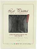 La Piana Pasta Di Campofilone Squid Ink Linguine, 8.8 oz., (Pack of 2)