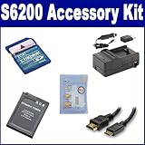 Nikon Coolpix S6200 Digital Camera Accessory Kit includes: ZELCKSG Care & C ....
