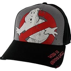 Ghostbusters Who Ya Gonna Call Distressed Flex-Fit Baseball Cap