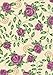 Broder Manufacturing Inc Rose Time Flannel Backed Vinyl Tablecloth, 52x70 Oblong (Rectangle)
