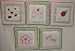 Lady Bug Wall Hanging - set of 5