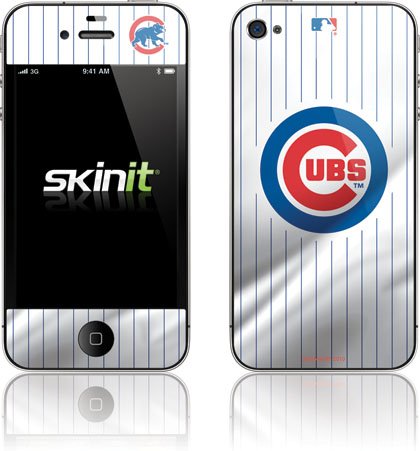Skinit Chicago Cubs Home Jersey Vinyl Skin for Apple iPhone 4 / 4S