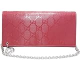 GUCCI（グッチ） 224262-FU49N-6209 グッチ小物 GG柄 チェーン付き カラーローズレッド(並行輸入) シャネル 小物