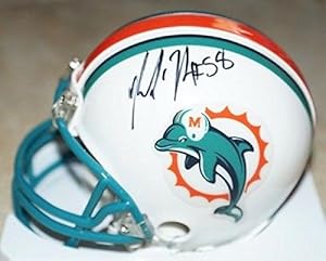 Karlos Dansby Autographed Mini Helmet - #58 MIAMI DOLPHINS - Autographed NFL Mini Helmets