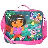 Dora The Explorer Theme Lunch Bag with Snack Box & Water Bottle