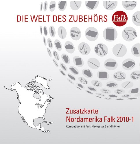 Falk Zusatzkarte Nordamerika (2010-1) mit USA, Kanada, Puerto Rico und Jungferninseln f&uuml;r  Preisvergleich