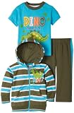 Little Rebels Baby-Boys Infant 3 Piece Hooded Jacket, Pullover and Pant