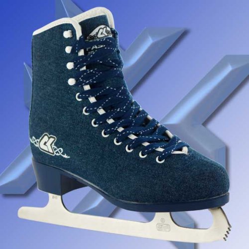 Childrens Toyshop  Toys : Xcess Fashion Denim Ice Skates - UK7