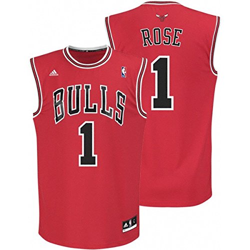 adidas Chicago Bulls Derrick Rose New Revolution 30 Replica Road Jersey