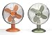 Deco Breeze Colored Metal Fan in Mandarin