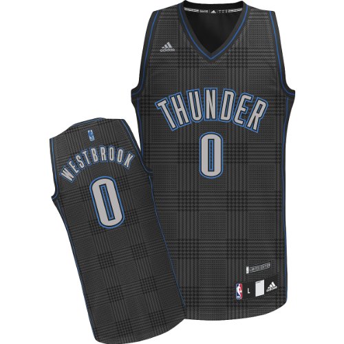 Adidas Oklahoma City Thunder Russell Westbrook Rhythm Fashion Swingman Jersey Large