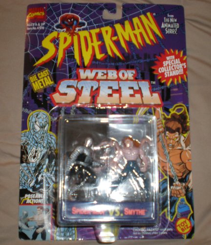  Spiderman The New Animated Series: Web of Steel Spider-Man Vs Smythe Die Cast Metal Figures