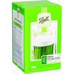 Ball Wide-Mouth Plastic Storage Caps,...