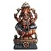 Large Hand Carved Wood Ganesh Sculpture