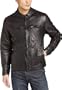 Levi's Men's Leather Motorcross Jacket,Black,Medium