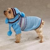 Dog Blue Ski Sweater Large - Pet Winter Sweater
