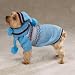 Dog Blue Ski Sweater Large - Pet Winter Sweater