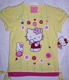 Hello Kitty Girls Top, Size 5 - Yellow