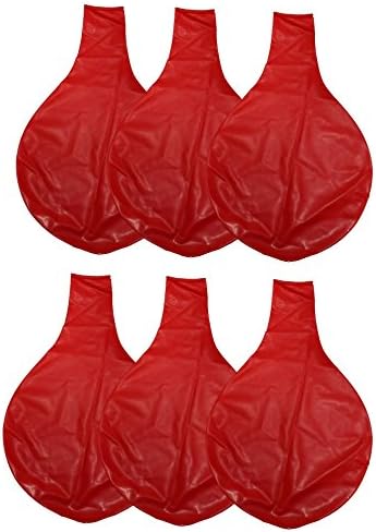 36 Inch Giant Latex Balloon Crystal Red (Premium Helium Quality) Pkg/6