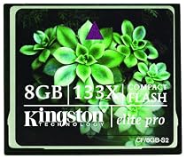 Kingston Elite Pro 8 GB 133x CompactFlash Memory Card CF/8GB-S2