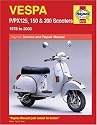 Vespa P/PX125, 150 and 200 Scooters Service and Repair Manual: 1978 to 2006 (Haynes Service and Repair Manuals)