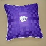 Kansas State Wildcats Square Pillow with Single Logo