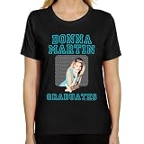 Beverly Hills 90210 Ladies Donna Martin Graduates Classic Fit T-Shirt - Black