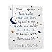 GiftsForYouNow Now I Lay Me Personalized Fleece Baby Blanket, Blue