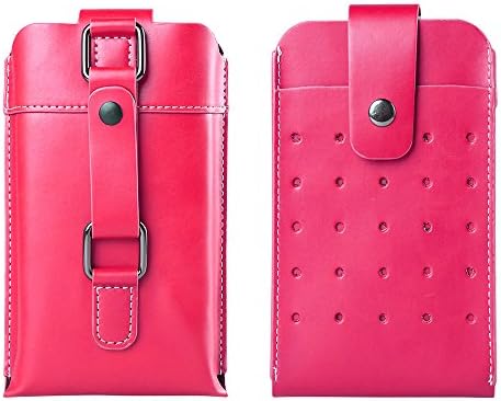 Women Mini Bag Leather Wallet Magenta for Samsung Galaxy Note 7