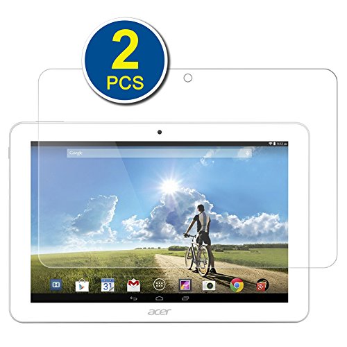 BIRUGEAR Acer ICONIA Tab 10 A3-A20 Screen Protector, (2-Pack) Premium HD Crystal Clear LCD Screen Protector for Acer ICONIA Tab 10 A3-A20 HD / A3-A20FHD WIFI 10.1-inch Android Tablet