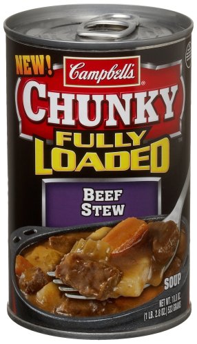 Campbell Chunky Fully Loaded Beef Stew, 18.8-Ounce Units (Pack of 12) by Campbell