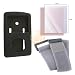 Black Skin Case Cover for SanDisk Sansa Fuze+LCD+BAND