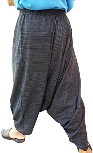 Pack 2 [0121 Olive & Maroon] Harem Pants Aladdin Pants Bohemian Style Jump Waist Free Size