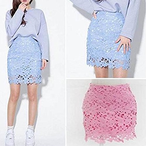 春 夏 フラワー レース Ｈライン ミディスカート 全２色