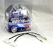 Nokya Arctic White H1 Headlight Bulb And Wire Harness Package