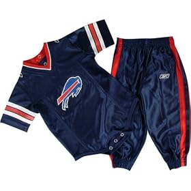 Buffalo Bills NFL Baby / Infant 2 Piece Dazzle Onesie Jersey and Pants Set
