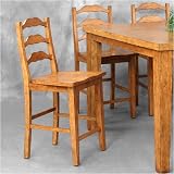 Lifestyle California 17-843 Mammoth Retreat Ladder Back Counter Height Side Chair