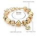 Long Way Women Gold Plated Snake Chain Bracelet 