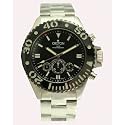 Croton Mens Chronomaster Black Dial Watch