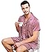 Mens Silk Satin Short Pajamas Set Sleepwear Loungewear S~3XL Plus__Gifts__7-12days to USA