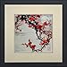 King Silk Art Handmade Embroidery Red Winter Plum Blossoms 36115