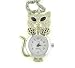 New CHIC 18K Gold Plated Ladies Brass Cat Pendant Watch