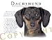 dachshund7 - Dachshund BLACK Human Trainer Mouse Pad Dog Mousepad