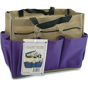 Allary-Project-Tote-9-1-2-Inch-by-8-1-2-Inch-by-5-Inch-Blue-Chocolate