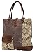 Myra Bags Floral Side Upcycled Canvas Tote Bag M-0733