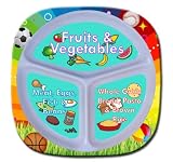Fresh Baby 3 Section Children's Plate, English