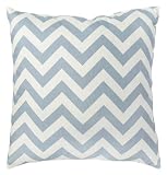 Greendale Home Fashions Zig Zag Toss Pillows, Village Blue, Set of 2