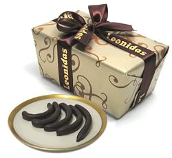 Leonidas Belgian Chocolates: 1 lb Signature Orangettes - Dark Chocolate Covered Orange Peel