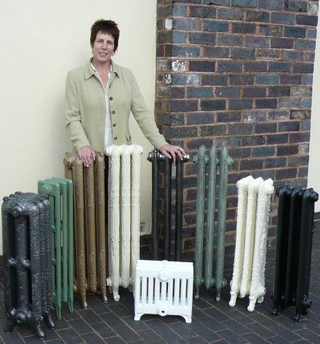 Trueshopping Traditional 13 x 3 Column Radiator Cast Iron Style White 300mm x 585mm